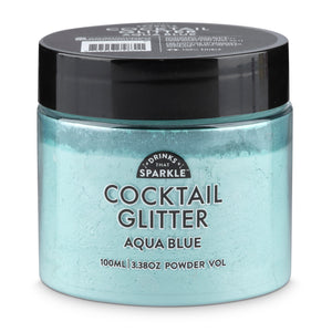 Aqua Blue Cocktail Glitter