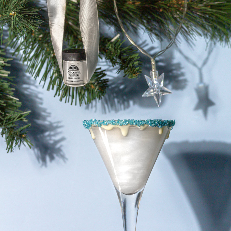 Pearl White Cocktail Glitter