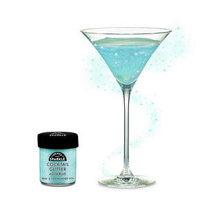 Aqua Blue Cocktail Glitter