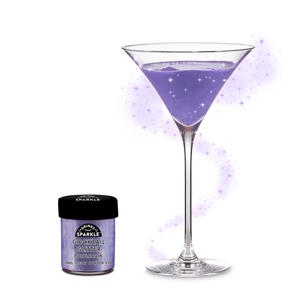 Purple Rain Cocktail Glitter