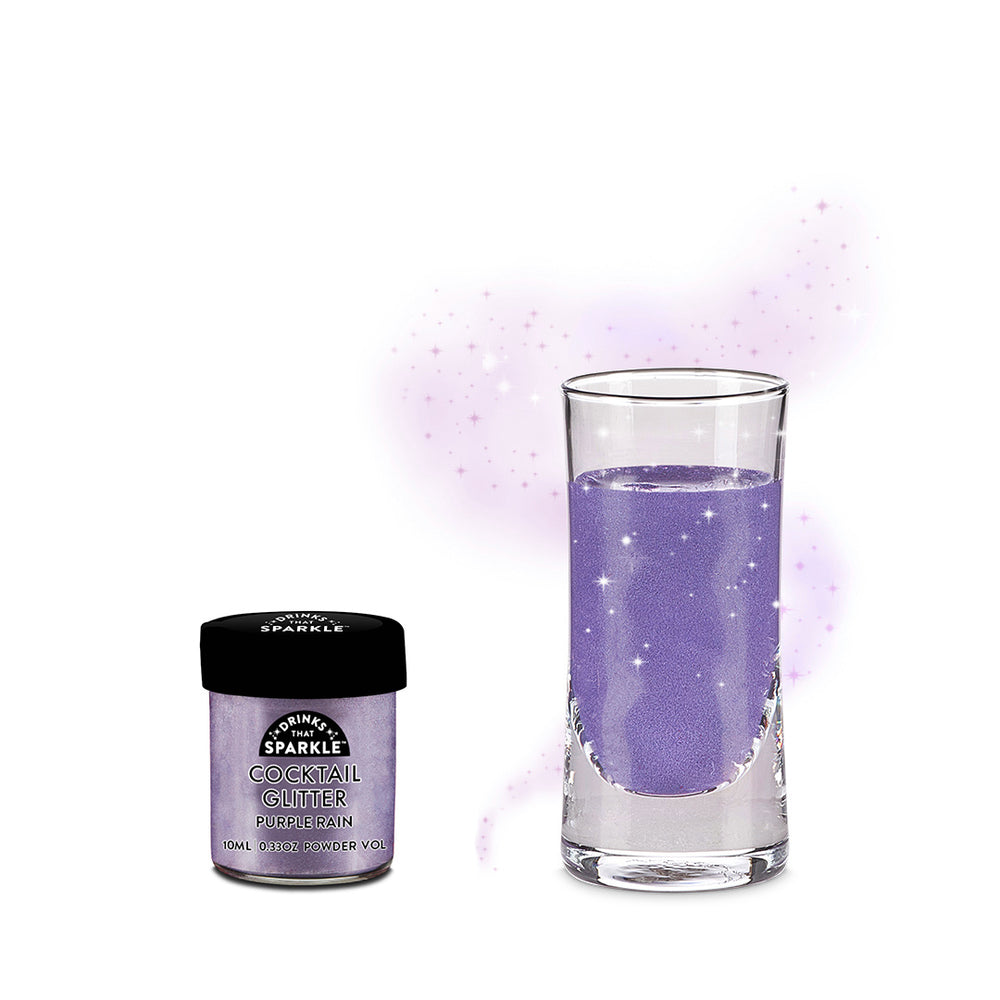 Purple Rain Cocktail Glitter
