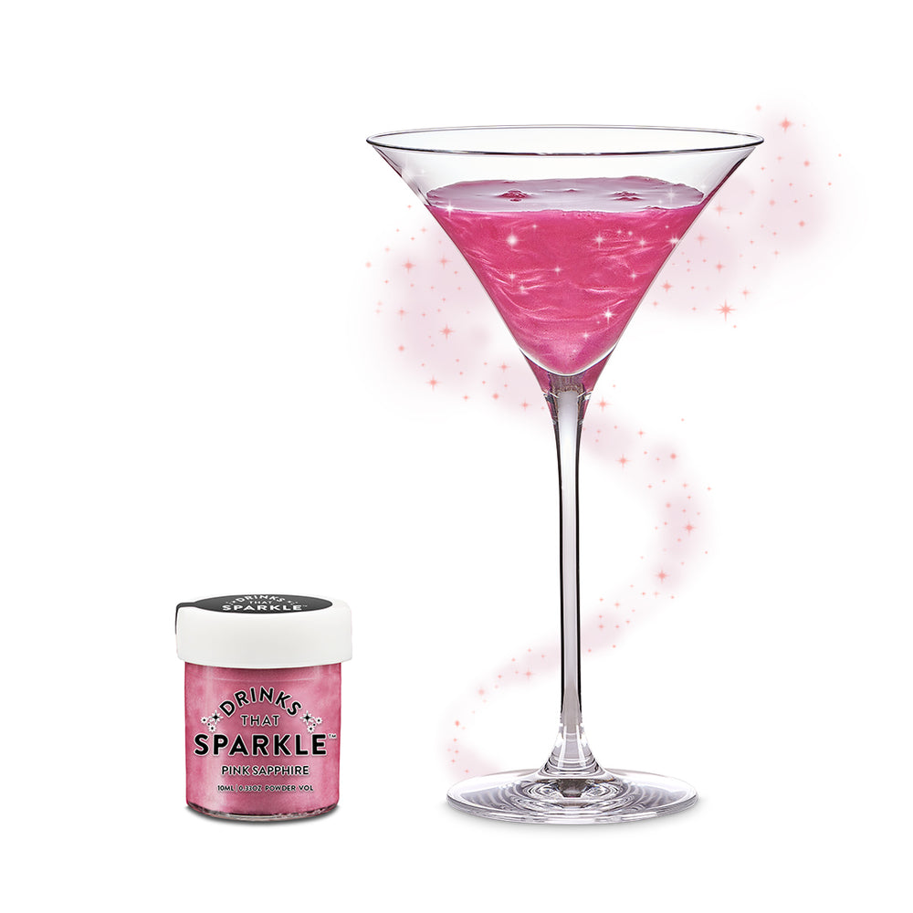 Pink Sapphire Cocktail Glitter