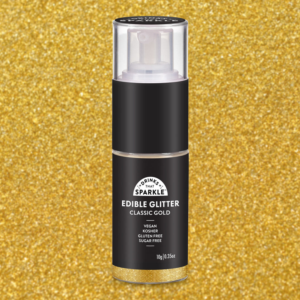 Classic Gold Edible Glitter Pump