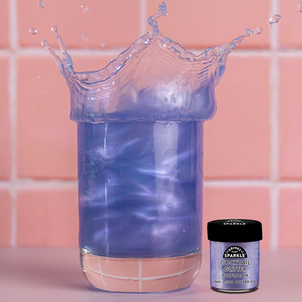 Purple Rain Cocktail Glitter