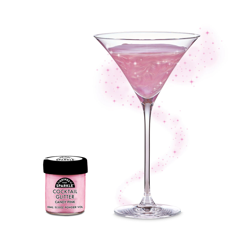 Candy Pink Cocktail Glitter