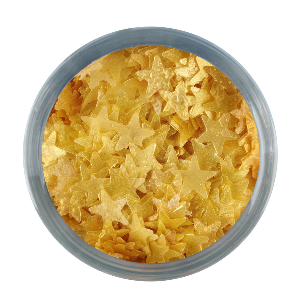 Gold Glitter Stars