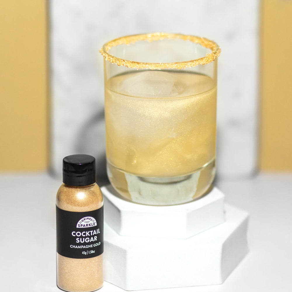 Champagne Gold Cocktail Sugar