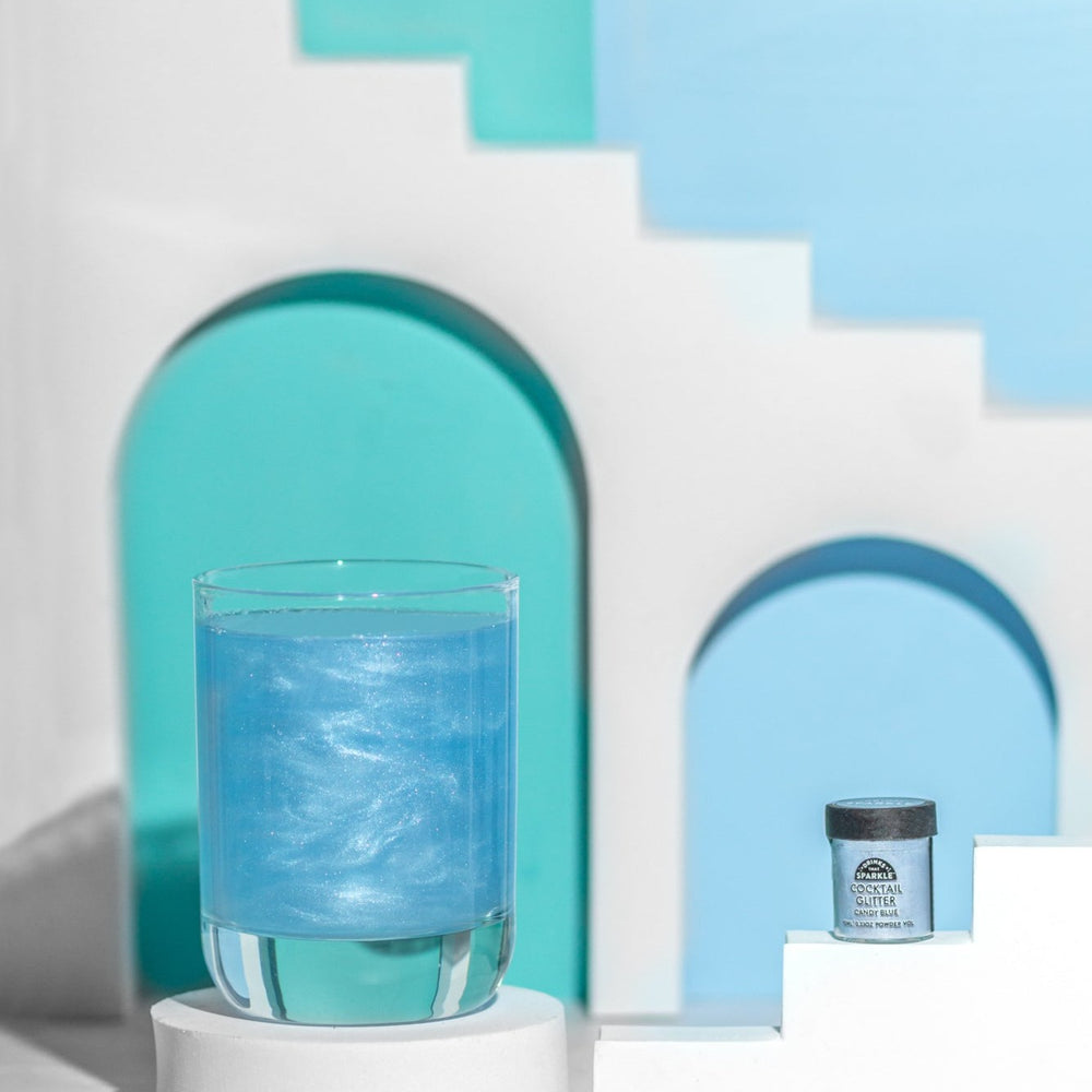 Candy Blue Cocktail Glitter