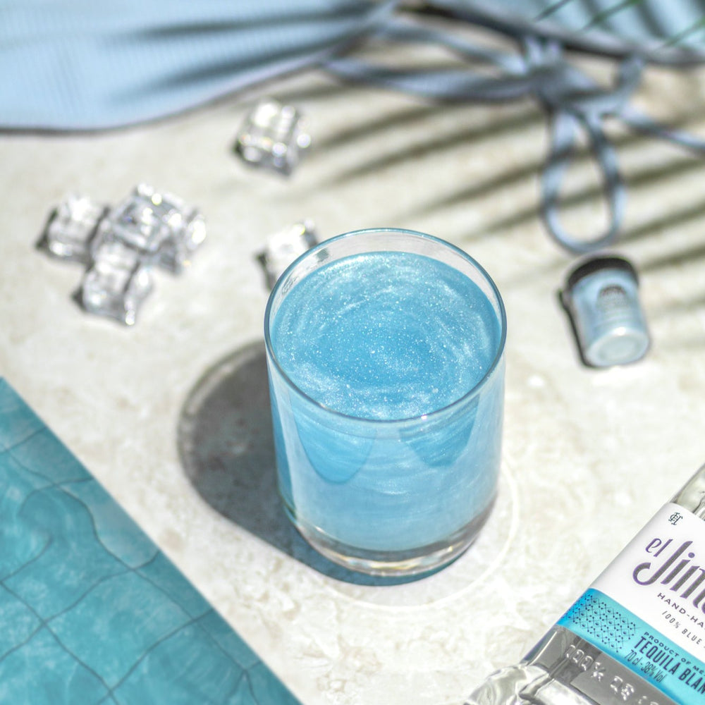 Candy Blue Cocktail Glitter