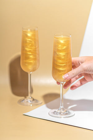 Yellow Gold Cocktail Glitter